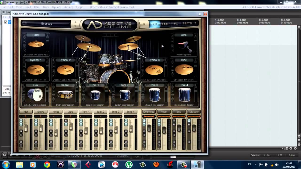 Instalação XLN Addictive Drums 2 - YouTube