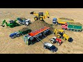 JCB 5CX Loading Mud Tipper Dumper Truck Accident Pulling Out Car Tractor Jcb3dx? Jcb ki Khudai Video