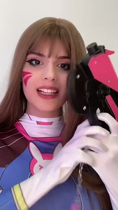 Nerf this! - D.V.A Overwatch Cosplay 🐰 #shorts