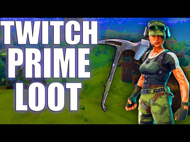 A full sized look at the #twitchprime loot for #fortnite provided by #twitch.  Just link your  Prime account to tw…