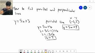 Algebra 1:Parallel and Perpendicular