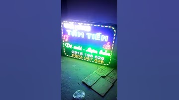 Biển led vẫy Gia Bảo CNC