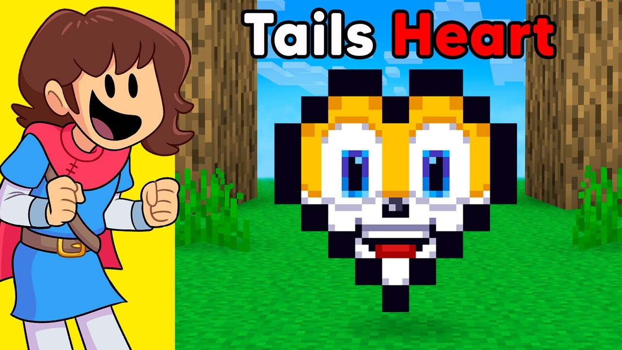 Minecraft But There's SONIC Hearts