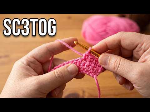 Single Crochet 3 together (sc3tog)