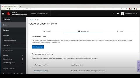 Demo of Red Hat OpenShift Assisted Installer