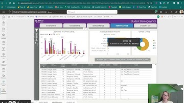 Student Progress Monitoring Dashboard: Demographics Page