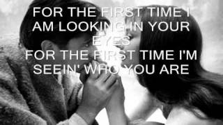 Video thumbnail of "FOR THE FIRST TIME by KENNY LOGGINS WITH LYRICS"