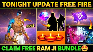Tonight Update ?| Diwali Free Ram ji Bundle + New Booyah Pass ?| Free Fire New Event | Diwali Event