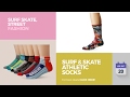Surf & Skate Athletic Socks Surf Skate, Street Fashion