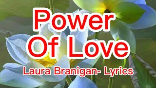 Power Of Love - Laura Branigan with Lyrics