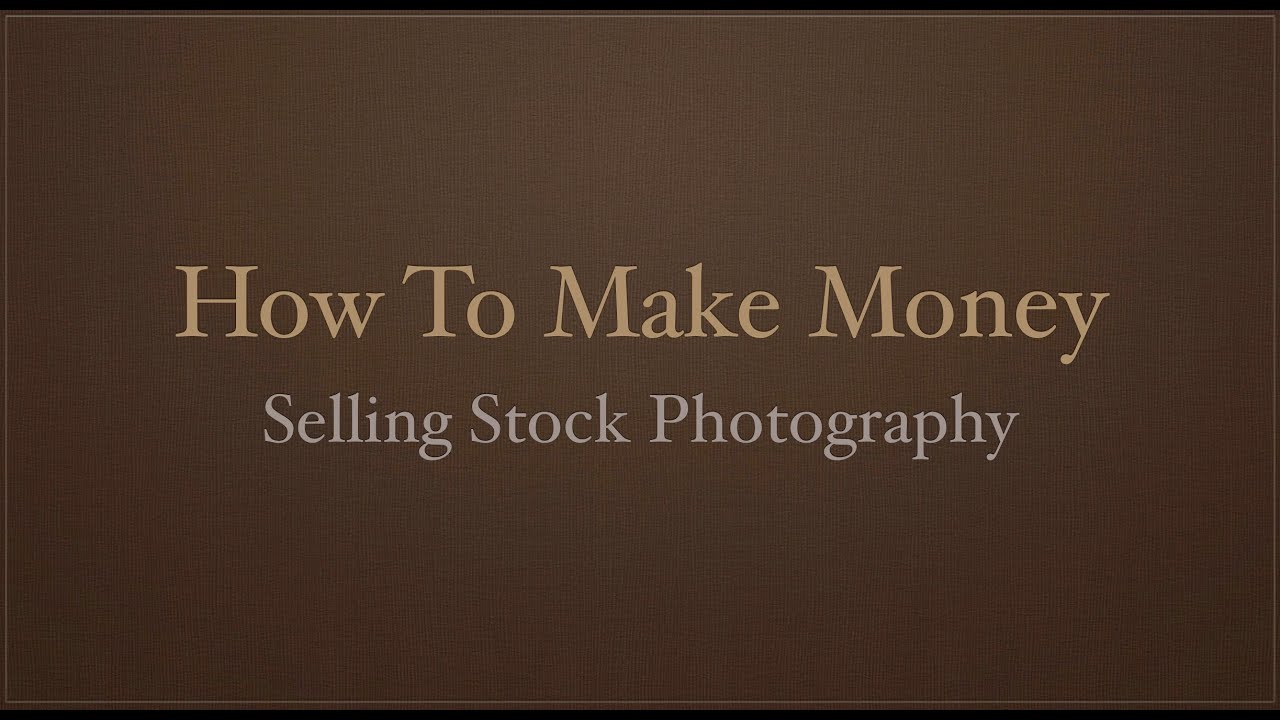 how much money can you make selling stock photography