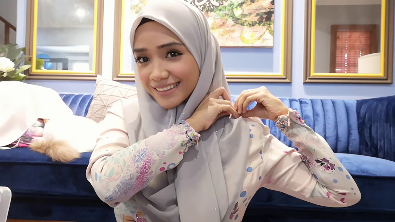 Ummi Nazeera Bawal Tutorial Chiffon Senang