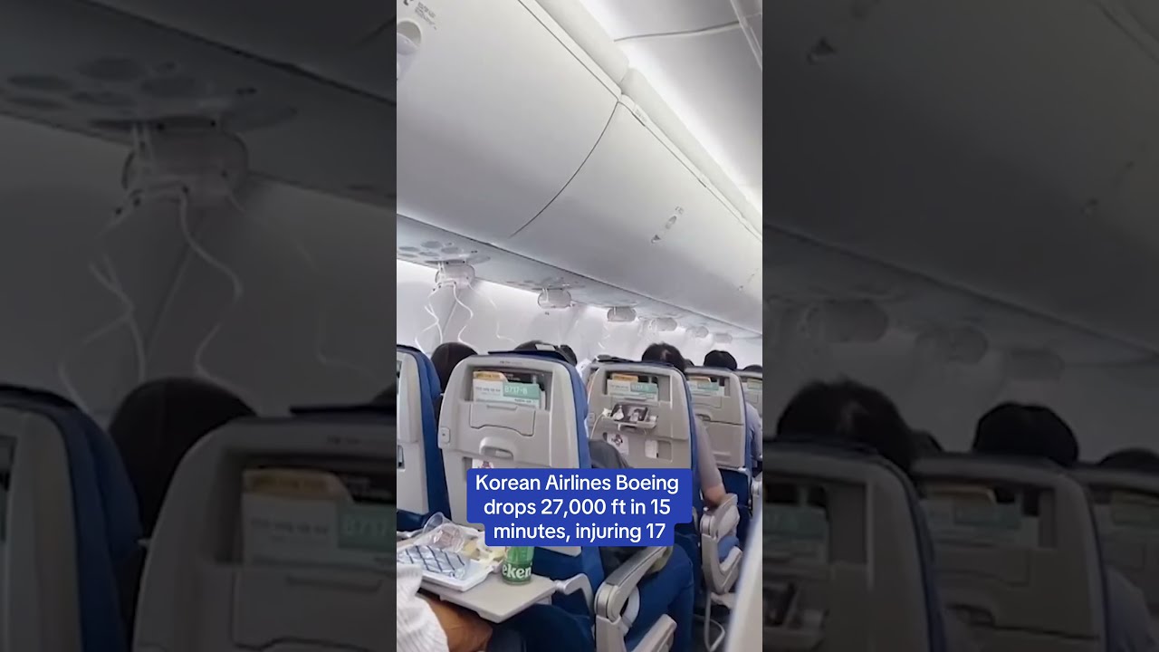 Korean Airlines Boeing Drops 27 000 Ft In 15 Minutes Injuring 17