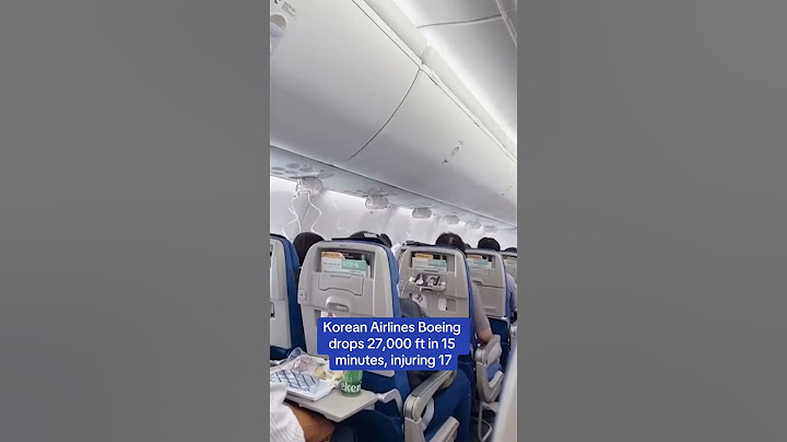 Korean Airlines Boeing drops 27,000 ft in 15 minutes, injuring 17