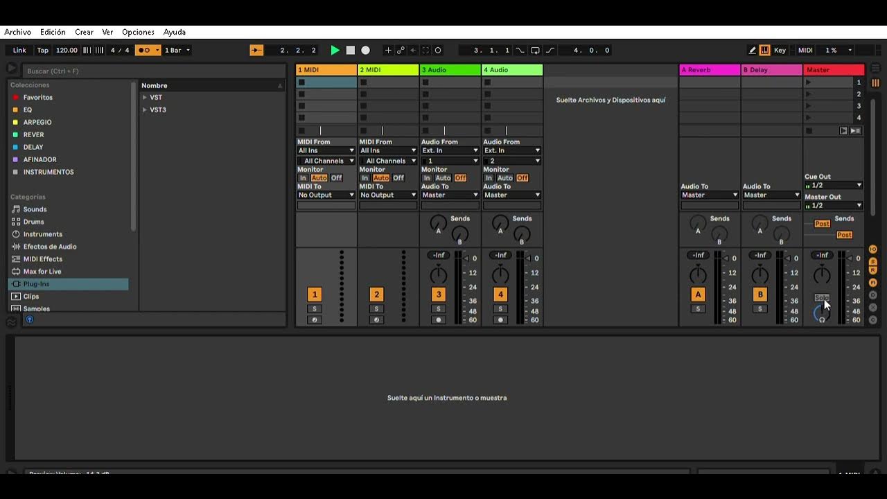COMO BAJAR VOLUMEN DEL METRONOMO EN Ableton Live 11 Suite YouTube