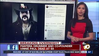 Pantera drummer and co-founder Vinnie Paul dead at 54 Net Worth