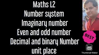 Maths (Day 2nd)decimal number दस्मलव संख्या unit place digit इकाई का अंक number system संख्यापद्धति