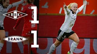 Uavgjort I Bergen Brann 1-1 Rosenborg  Høydepunkter