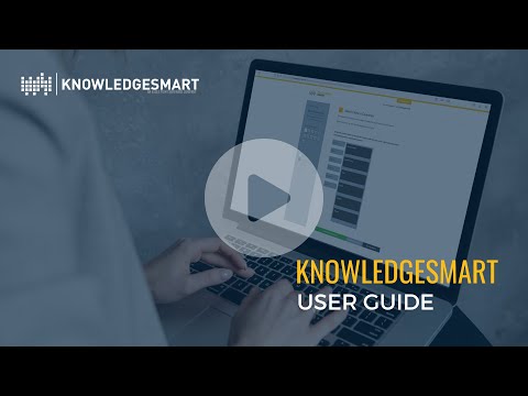KnowledgeSmart User Guide - video from KnowledgeSmart