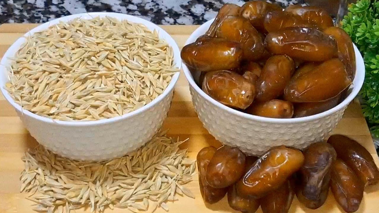 قنبلة فيتامينة في رمضان للتخلص من الإرهاق! عندك شعير وثمر حضري وصفة الملوك صحية ومفيدة👌😉