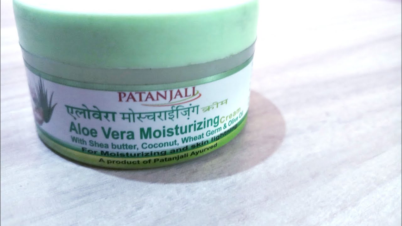 Patanjali Aloe Vera Moisturizing cream review in Hindi full review