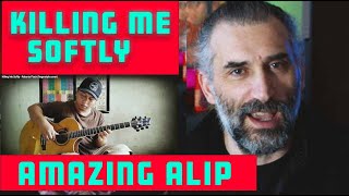 Alip ba ta - Killing Me Softly - Roberta Flack (fingerstyle cover) mantap reaction @Alip_Ba_Ta.