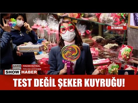 Test değil şeker kuyruğu!