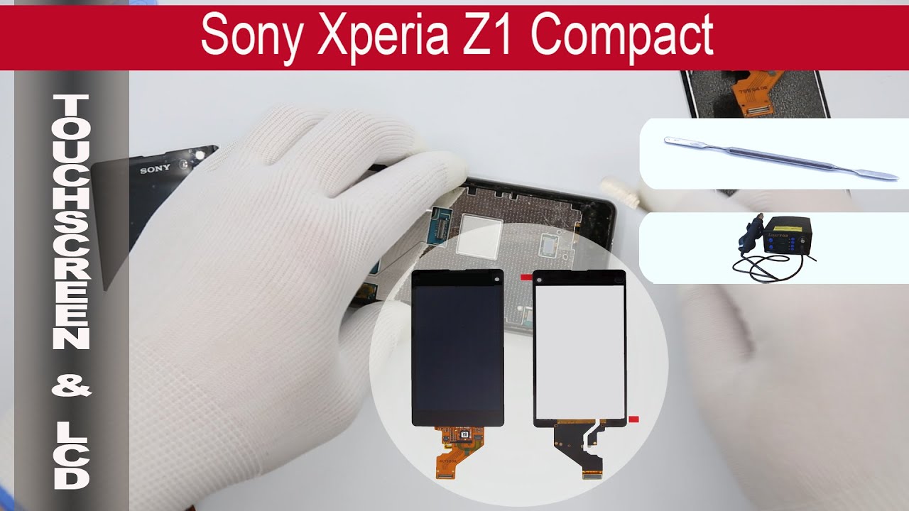 Adhésif Avant écran Pour Sony Xperia Z1 Compact (D5503) Neuf