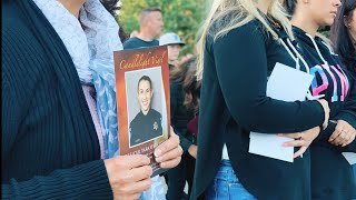 Vigil held at Sacramento Police & Sheriff’s Memorial for Officer Tara O’Sullivan