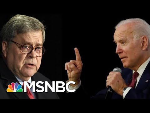 Joe Biden Calls On Trump's AG William Barr To Resign | Deadline | MSNBC