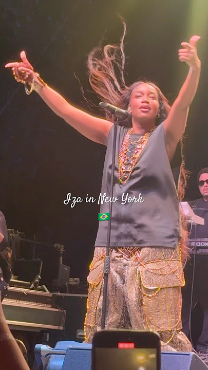 Iza performs in NYC’s Central Park (8/31/25) #iza #brazil #summerstage  #brazilianmusic #brasil #nyc