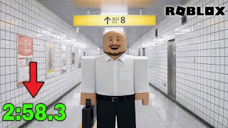 Roblox EXIT 8 Speedrun with Friends (World Record)