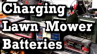Charging & Storing Lawn Mower Batteries During Winter