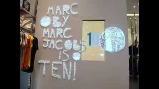 Marc Jacobs retail outlet unique video wall display in Pavilion KL