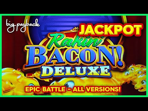 JACKPOT HANDPAY! A Rakin' Bacon Slot Extravaganza - INCREDIBLE SESSION!