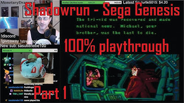 Shadowrun - Genesis 100% playthrough - Part 1 of 3