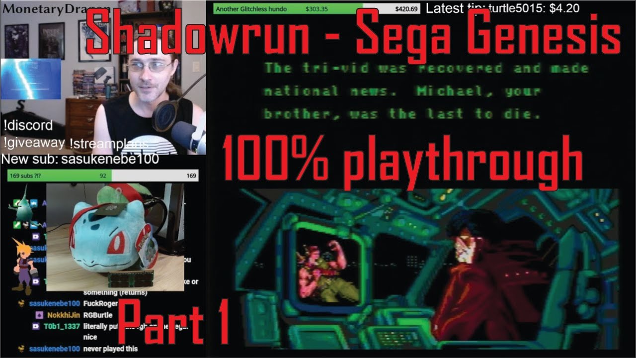 Shadowrun - Genesis 100% playthrough - Part 1 of 3 - YouTube