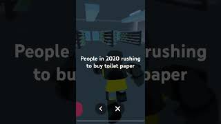 People In 2020 Rushing To Buy Toilet Paper