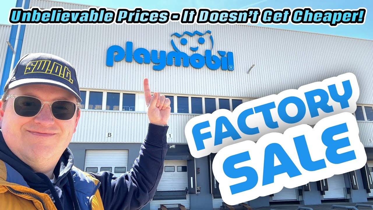 PLAYMOBIL Factorysale - #toys #vlog #playmobil #sale #youtube #germany #tour