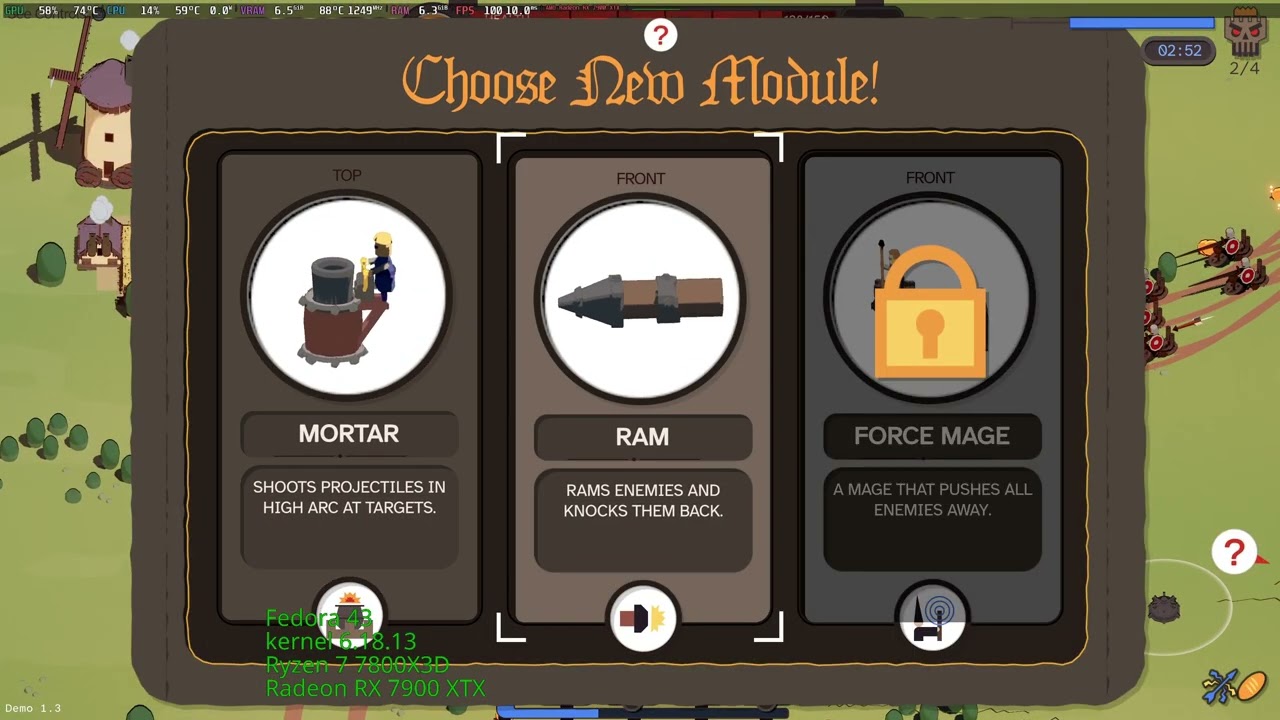 Wanderburg - Demo Game play #linuxgaming #pcgaming #steamnextfest