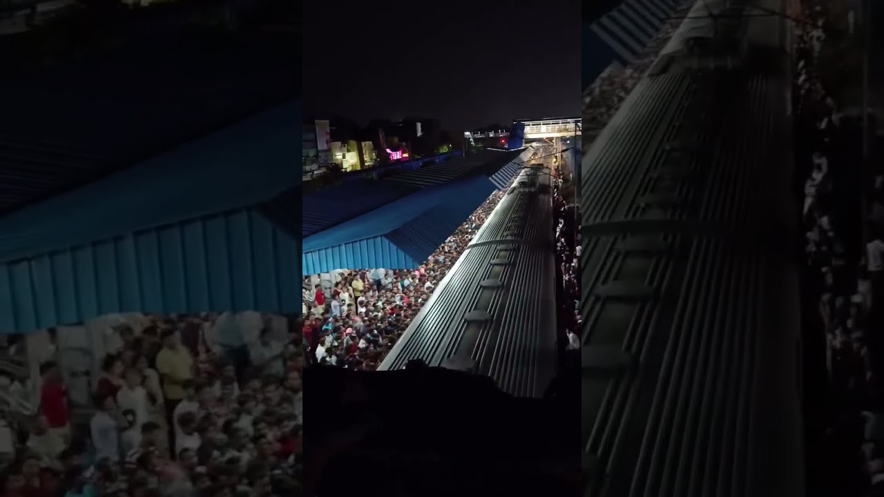 😱|| Kalyani Station 4 am || Kalyani ITI _2024 Kolkata Durga Puja_2024 Most dengerous train journey😱