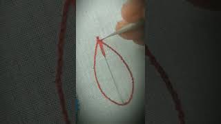 Challenges of Aari Work..💛 { Stitches-052 } LEAF STITCH 2