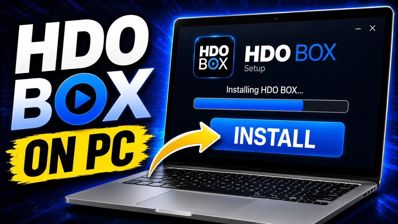 How To Install HDO Box On Laptop PC - YouTube