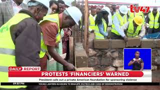 President Ruto calls out private American firm for sponsoring antigovernment protest