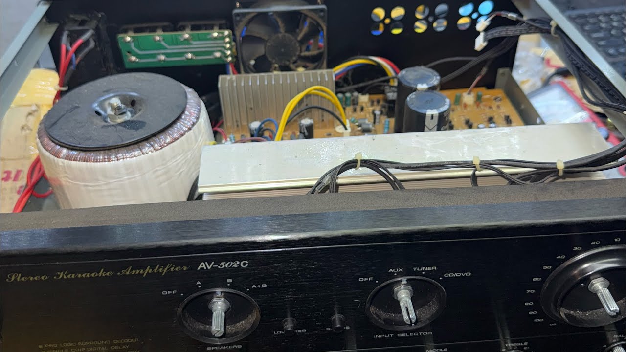KONZERT AV502 ORIGINAL AMPLIFIER MAHINA ISANG CHANNEL TIPS KUNG PAANU AYUSIN