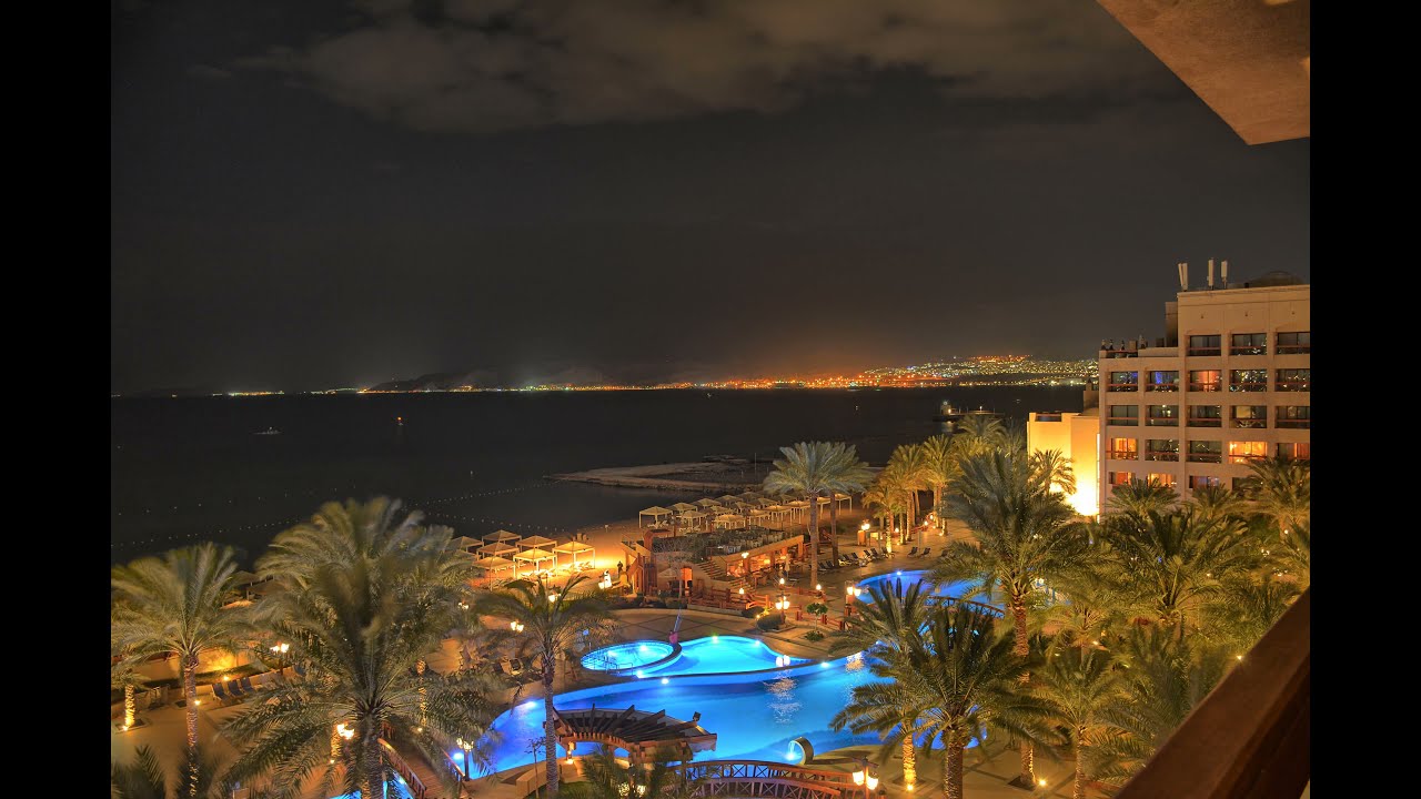 Aqaba, Jordan, Sunset Time Lapse, 25 Mar 2022, 4K HDR