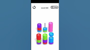 Hoop Stack Level 420 #hoops #shorts #gameplay #gaming