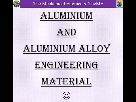 ভিডিও: খাদ্য অ্যালুমিনিয়াম এবং এর সংকর ধাতু