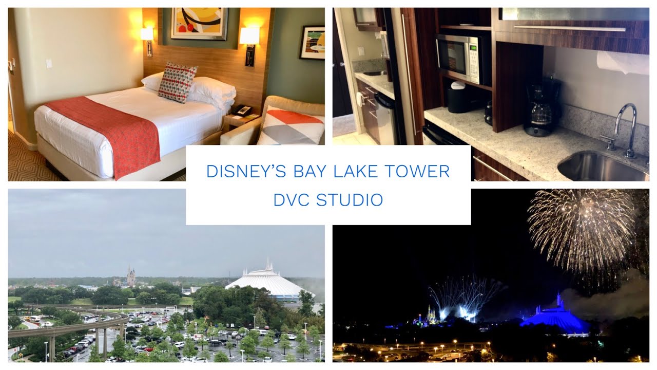 Disney S Bay Lake Tower Full Room Tour Dvc Studio Theme Park View Fireworks View