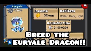 How to Breed the Euryale Dragon in Dragonvale/Breeding tips/Leave Game ID in comments to Co-op Breed